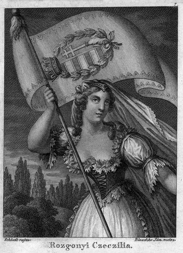 Blaschke János: Rozgonyi Cecília. Aurora, 1824.
