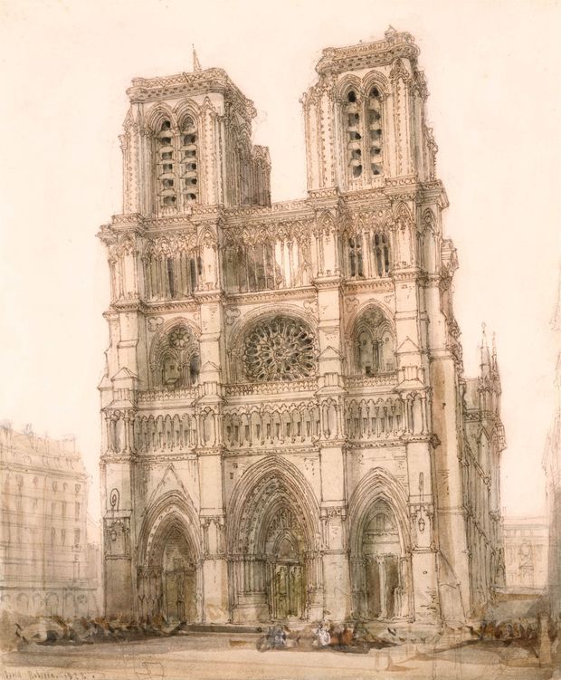 David Roberts: A párizsi Notre Dame
