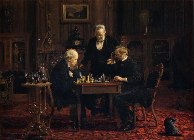 Thomas Eakins: A sakkjátékos (1876)