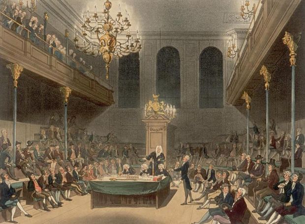 Vita az angol parlament alsó házában a XIX. században